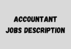 Accountant Jobs Description