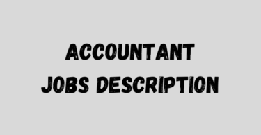 Accountant Jobs Description