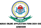 MUHAS Online Application Form 2024-2025 Admission