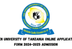 Open University of Tanzania Online Application 2024-2025 Admission