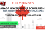 Scholarships for Tanzania students in Canada 2024-2025