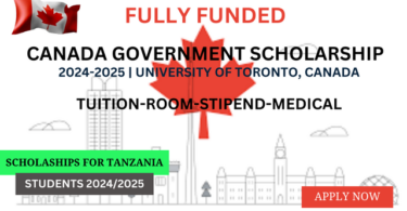 Scholarships for Tanzania students in Canada 2024-2025