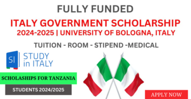 Scholarships for Tanzania students in Italy 2024-2025