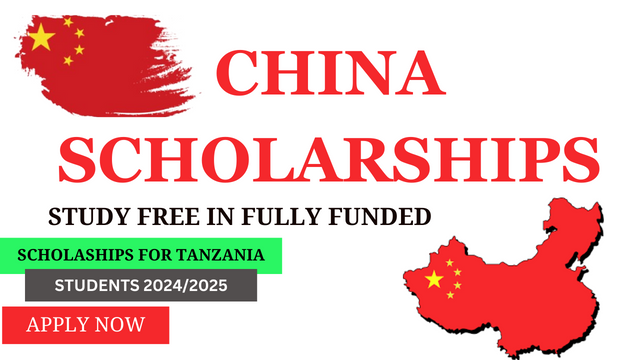 Scholarships for Tanzania students in china 2024-2025