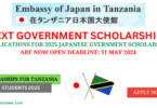 2025 Japanese government scholarship for Tanzanians - (MEXT) scholarship program