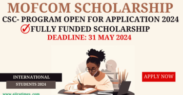 Fully Funded MOFCOM Scholarship-CSC Program 2024