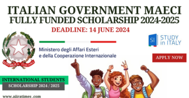 Government of Italy MAECI Scholarship 2024-2025