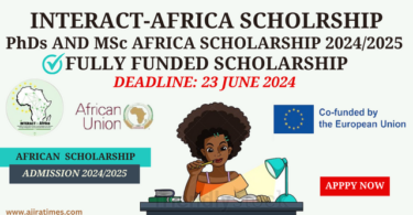 INTERACT-Africa Scholarship 2024