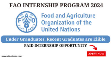 Internship Opportunities at FAO