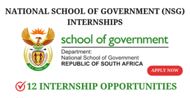 Internship Opportunities at National School of Government (NSG)