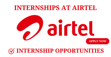 Internship opportunities at Airtel