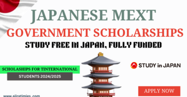 Japanese Government (MEXT) Scholarship for International Students 2024-2025