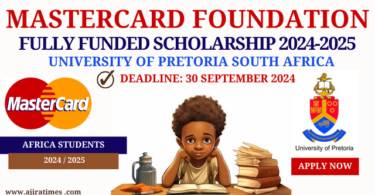 Mastercard Foundation Scholarship in University of Pretoria 2024