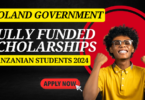 Poland Government Scholarships for Tanzanian Students 2024