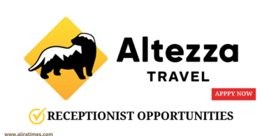 Receptionist Opportunity at Altezza Travel