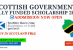 Scottish Government Scholarships for Tanzanian Students 2025