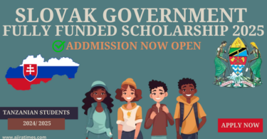 Slovak Government Scholarships for Tanzanian Students 2025