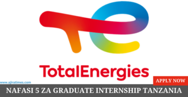 TotalEnergies Graduate Internship Tanzania