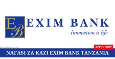 Vacancies Opportunities at EXIM Bank Tanzania