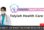 Vacancies Opportunities at Talyiah Health Care