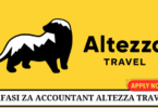 Altezza Travel Accountant Vacancies