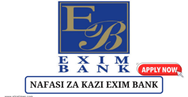 Exim Bank Vacancies Tanzania