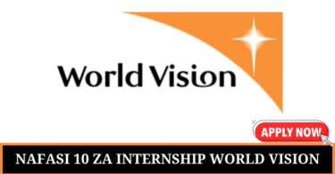 Internship Opportunities at World Vision