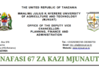 MJNUAT Vacancies Opportunities Tanzania