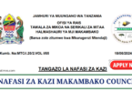 Makambako Town Council Vacancies Tanzania