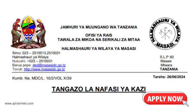 Masasi District Council Vacancies Tanzania