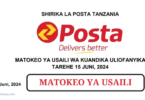 POSTA Interview Results Tanzania
