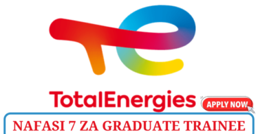 TotalEnergies Graduate Trainee program Tanzania