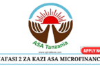 ASA Microfinance Vacancies Tanzania