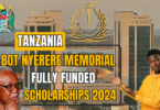 Bank of Tanzania (BOT) Nyerere Memorial Scholarships 2024