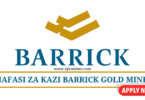 Barrick Gold Mine Vacancies July 2024