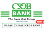 CRDB Bank Vacancies Opportunities Tanzania