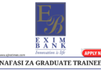 Exim Bank Graduate Trainee Tanzania