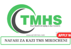 TMHS Mikocheni Pharmacy Vacancies