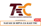 TRC Vacancies Tanzania