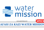 Water Mission Vacancies Tanzania