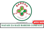 Baresh Company Ltd Vacancies August 2024