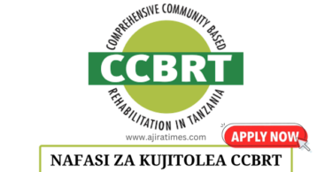 CCBRT Volunteer Vacancies August 2024