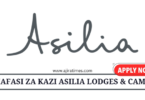 Camp Manager Vacancy at Asilia Lodges & Camps August 2024