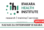 Intern Vacancies – (3 Posts) at Ifakara Health Institute August 2024