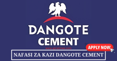 Junior Mechanical Engineer at Dangote Cement August 2024