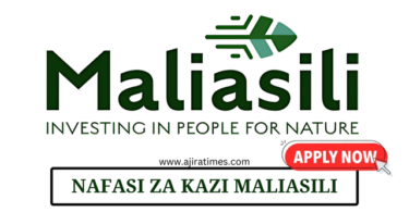 Maliasili Vacancies August 2024