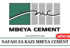 Mbeya Cement Company Vacancies August 2024