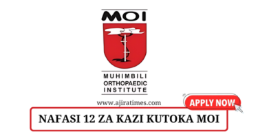 Muhimbili Orthopedic Institute (MOI) Vacancies August 2024