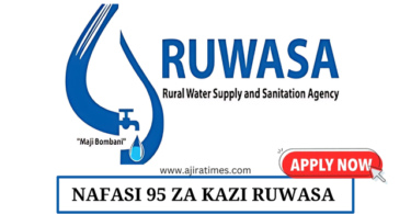 RUWASA New 95 Vacancies August 2024