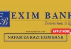 Sales Ofﬁcer Vacancy at Exim Bank August 2024